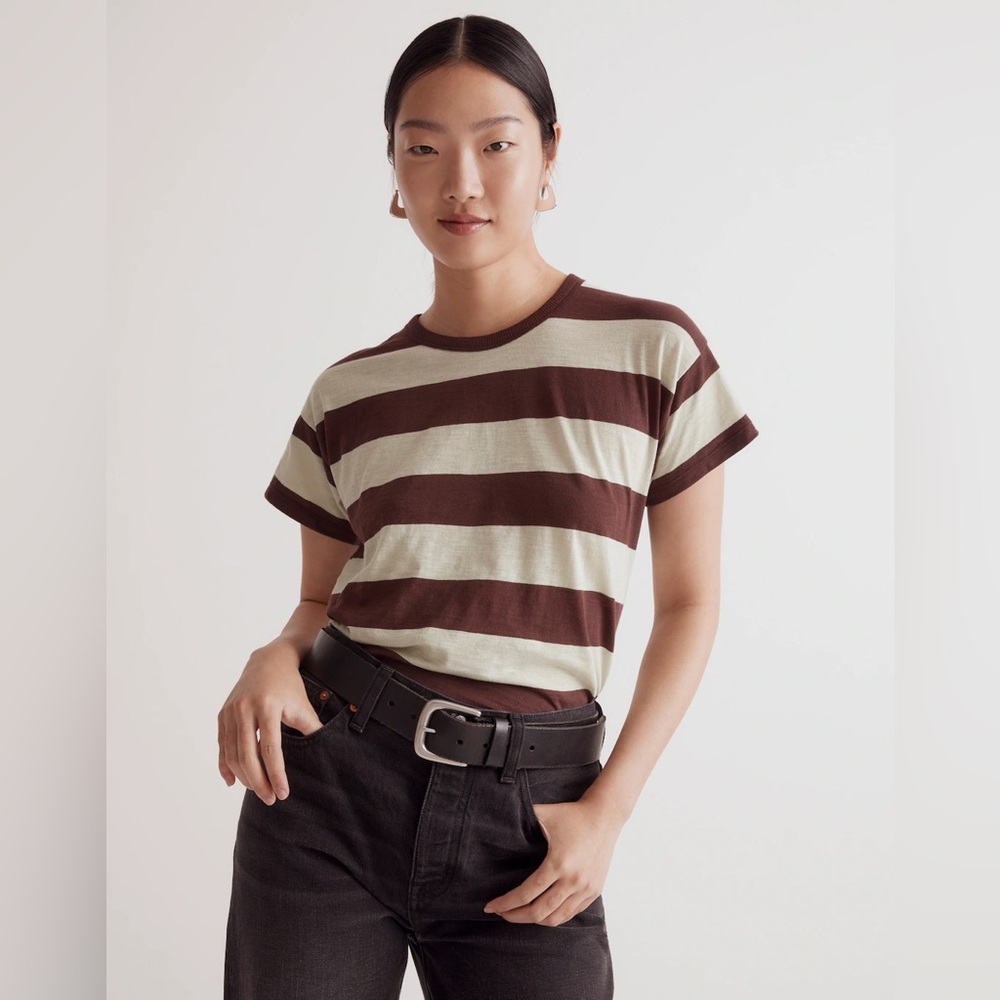 Madewell Whisper Cotton Crew Neck Tee - never worn!